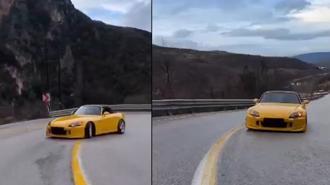 Bursa'da aracıyla drift atan sürücüye 140 bin lira ceza