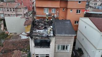 Fatih'te 2 katlı binada yangın çıktı; 1 kişi hayatını kaybetti