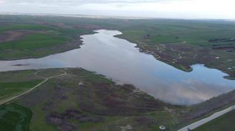 Dip seviyeyi gören Türkmenli Barajı'ndaki doluluk yüzde 11'e yükseldi