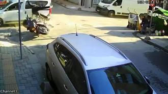 Esenler'de yine aynı noktada kaza; 1'i çocuk 2 yaralı