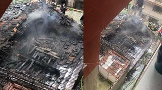 Kağıthane’de gecekondu alev alev yandı: 1 ölü; 'İmdat' sesini duyup içeri girdiler