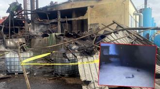 Tekirdağ'da yağ fabrikasındaki patlamanın görüntüleri ortaya çıktı