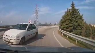 Ters yönde ilerleyen otomobilin sürücüsüne ceza