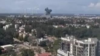 İran’dan fırlatılan füzeler, İsrail’deki Rabin Elektrik Santrali çevresine isabet etti