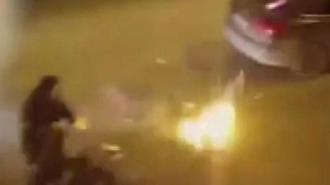 Küçükçekmece'de havai fişek atan şüpheli gözaltına alındı