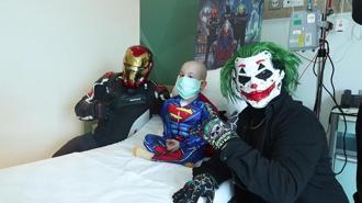 Lösemi hastası Zeyd’in süper kahraman hayali gerçek oldu