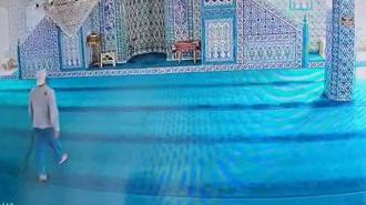 Cezaevinden izinli çıktı, girdiği 3 camideki ses sistemlerini sopayla kırıp söktü