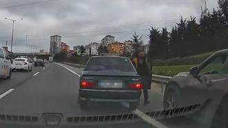 Ümraniye'de aracından inip sürücüye saldıran şüpheliye 360 bin lira ceza