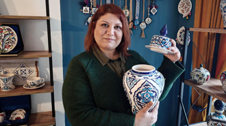 Topkapı Sarayı’nda görüp etkilendiği çini sanatında ‘Kültürel Miras Temsilcisi’ oldu