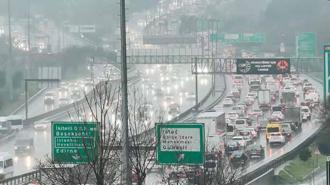 İstanbul'da trafik yoğunluğu