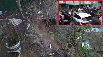 Sarıyer’de toprak kayması nedeniyle 6 bina tahliye edildi