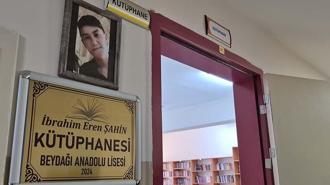 Depremde ölen İbrahim'in ismi, okulundaki kütüphanede yaşatılacak