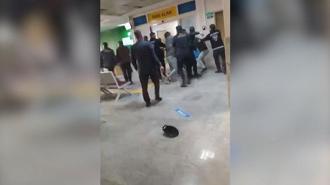 Şanlıurfa’da hastanedeki kavga kamerada