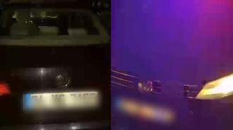 Beykoz'da çakar tertibatlı ve ehliyetsiz sürücüye 253 bin lira ceza