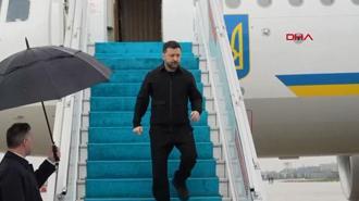 Ukrayna Devlet Başkanı Zelenskiy İstanbul'a geldi