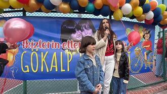 Kampanyası tamamlanan DMD'li Gökalp için bir araya gelip, gökyüzüne balon bıraktılar