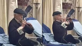 ‘Acımı hafifletiyor’ deyip acil serviste zurna çaldı