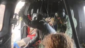 MSB: Artvin’de dağlık arazide yaralanan vatandaşımız helikopterle Erzurum’a ulaştırıldı