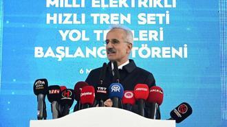 Türkiye'nin ilk hızlı treni saatte 225 kilometre hıza ulaştı