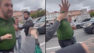 Sancaktepe'de trafikte tartıştığı kadın sürücüye saldıran şüpheli kamerada