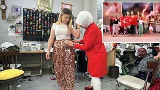 Trakya'da yayılan 'şalvar gecesi' kültürü, terzilerde hareketliliği arttırdı