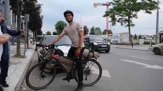 Milano'dan Tokyo'ya uzanan bisiklet yolculuğuna Düzce molası