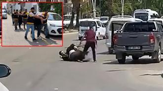 Cadde ortasındaki kavga, aile meselesinden çıkmış; taraflar tutuklandı