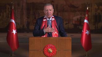 Cumhurbaşkanı Erdoğan, A Milli Futbol Takımı için video mesaj yayınladı