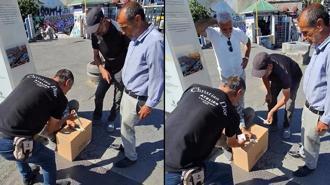 Galata Köprüsü’nde 'Bul karayı al parayı' yöntemiyle kumar oynattı; 'Money' diyerek euro istedi