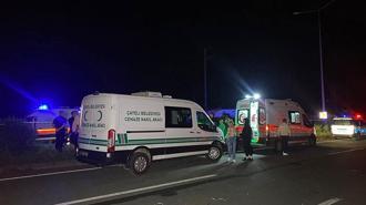Karadeniz Sahil Yolu’nda zincirleme kaza sonrası yangın; 3 ölü, 4 yaralı