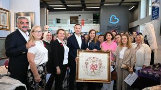 BALMEK kursiyerlerinin el emeği ürünleri sergilendi