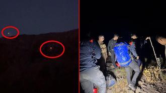 Şırnak’ta dağda mahsur kalan 2 mühendis, askeri helikopterle kurtarıldı