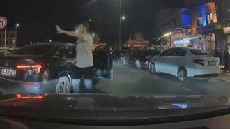 Fatih'te yol kesen sürücü kamerayı görünce ters yönden kaçtı; 252 bin lira ceza