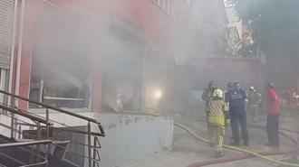 Pendik'te 7 katlı sabun fabrikasında çıkan yangın söndürüldü