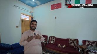 Sınır köyünde Türk bayrağı sürprizi