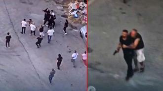 Taziye evindeki kavgada silah çekip husumetlilerini kovaladı