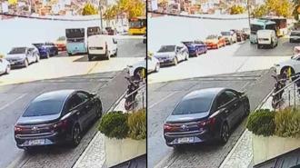 Kağıthane’de sollama yapan yolcu minibüsünün İETT otobüsüyle çarpıştığı kaza kamerada: 5 yaralı