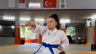 Şerife, sporla engelleri aştı