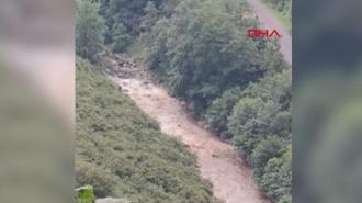 Giresun’da derede akıntıya kapılan 2 kızının ardından annenin de cansız bedeni bulundu