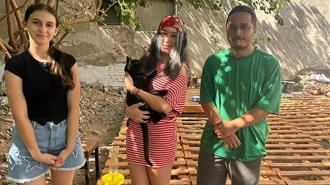 Sokak kedileri için 'mahalle' projesi; 13 yaşındaki Bade'den su ve mama kabı desteği
