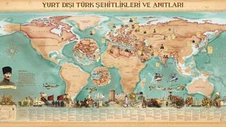 MSB Harita Genel Müdürlüğü, yurt dışındaki şehitliklerin haritasını çıkardı