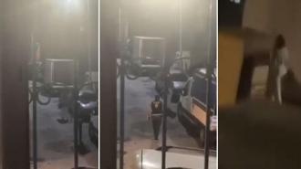 Esenler'de hakkında kayıp ihbarı olan kız, polisi görünce boğazına bıçak dayadı