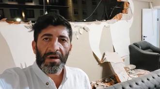 Avcılar’da koltukta uzandığı sırada iş makinesi dairenin duvarını yıktı