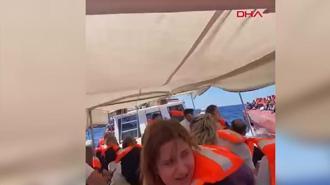 Girne açıklarında yolcu gemisi alabora oldu; hayatını kaybedenler var