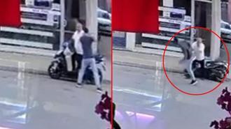 Esnafı bıçakla yaraladı, 'oyun bitti' deyip teslim oldu; saldırı kamerada