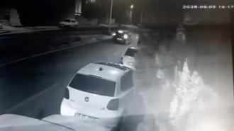 Güneş'in öldüğü kaza kamerada