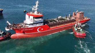 İlk yerli tarama gemisi 'UAB MAVİ VATAN' suya indirildi