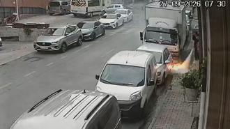 Kağıthane’de kablolardaki patlamada aracını son anda kurtardı: 10 saniye önce bassam zarar görecektim
