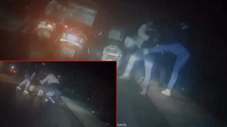 Sarıyer’de ablasıyla ilişkisine karşı çıkan motokuryeyi tekme tokat darbetti; başına kaskla vurdular