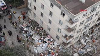 Maltepe'de 7 katlı binanın ilk 3 katı çöktü; arama kurtarma çalışması sürüyor